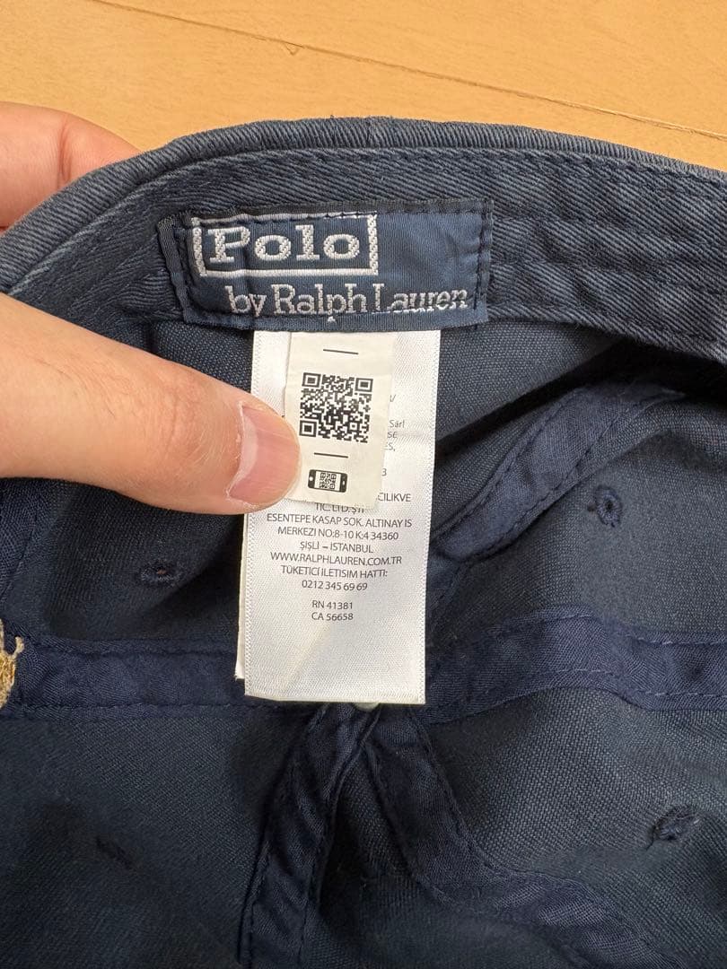 Polo Ralph Lauren ビームス別注　ネイビー ベースボールキャップ