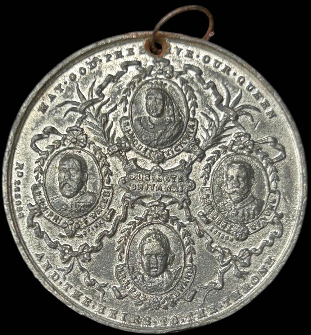 イギリス 1897 WMメダル 即位60年 王位継承 ヴィクトリア