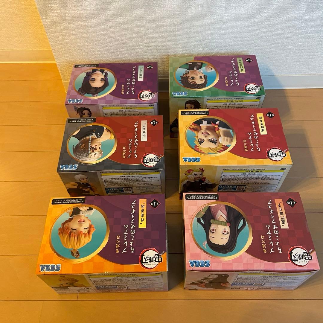 鬼滅の刃　プレミアムちょこのせフィギュア　 6体セット