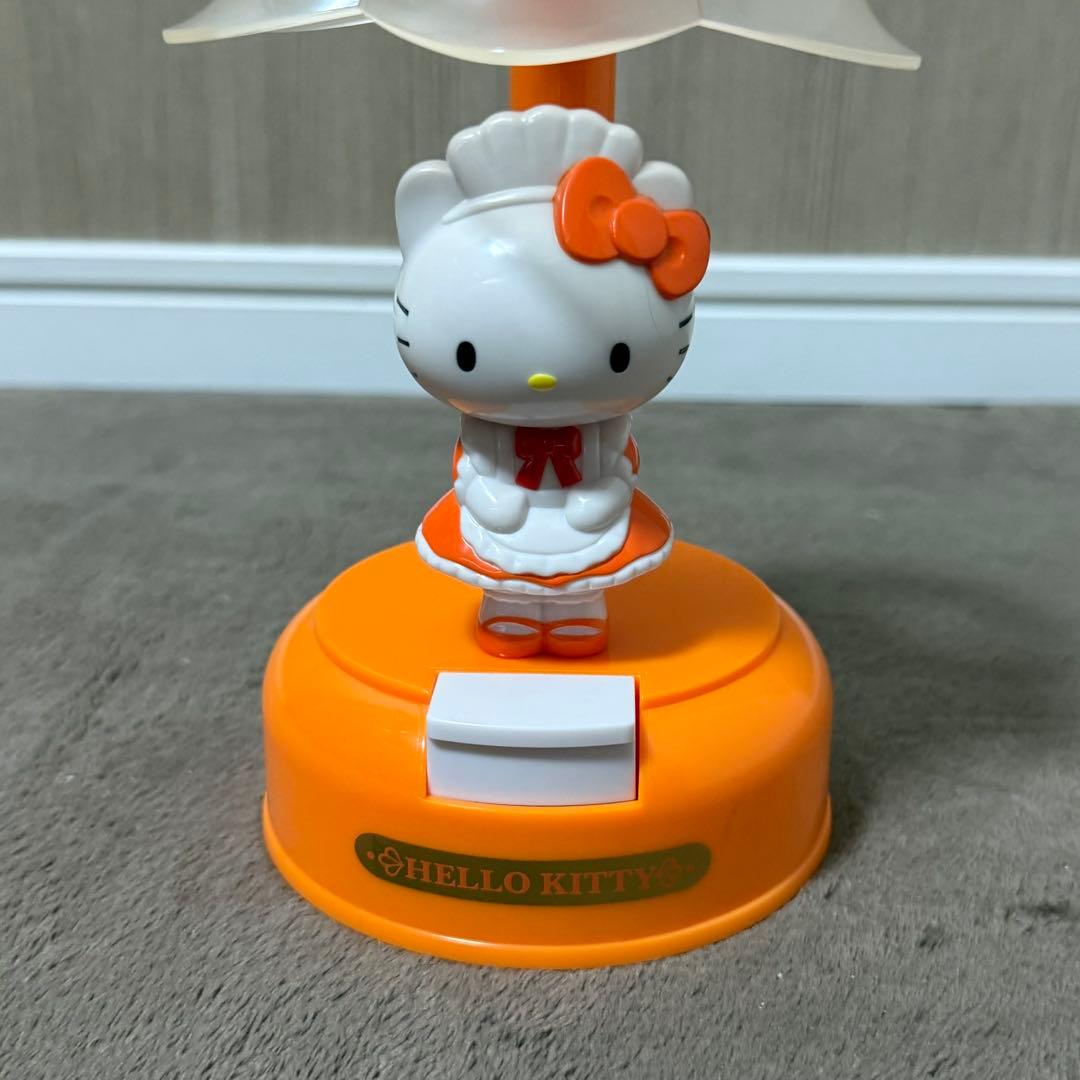 【希少】サンリオ レトロ キティ メイド おじぎアクションライト オレンジ