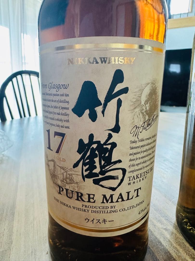 ニッカウイスキー 竹鶴17年 ピュアモルト700ml、竹鶴ピュアモルト700ml