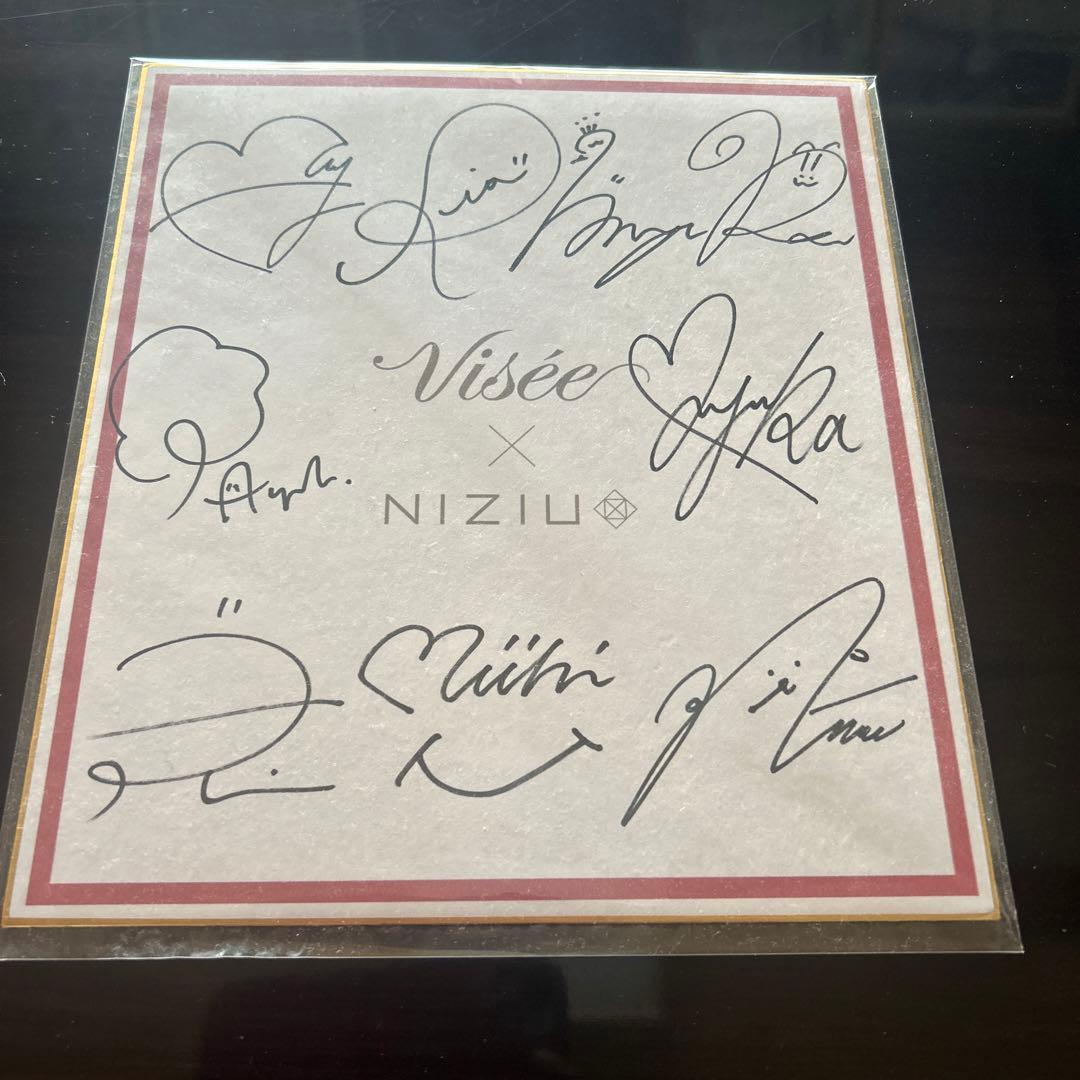 NiziU コラボ　全員直筆サイン