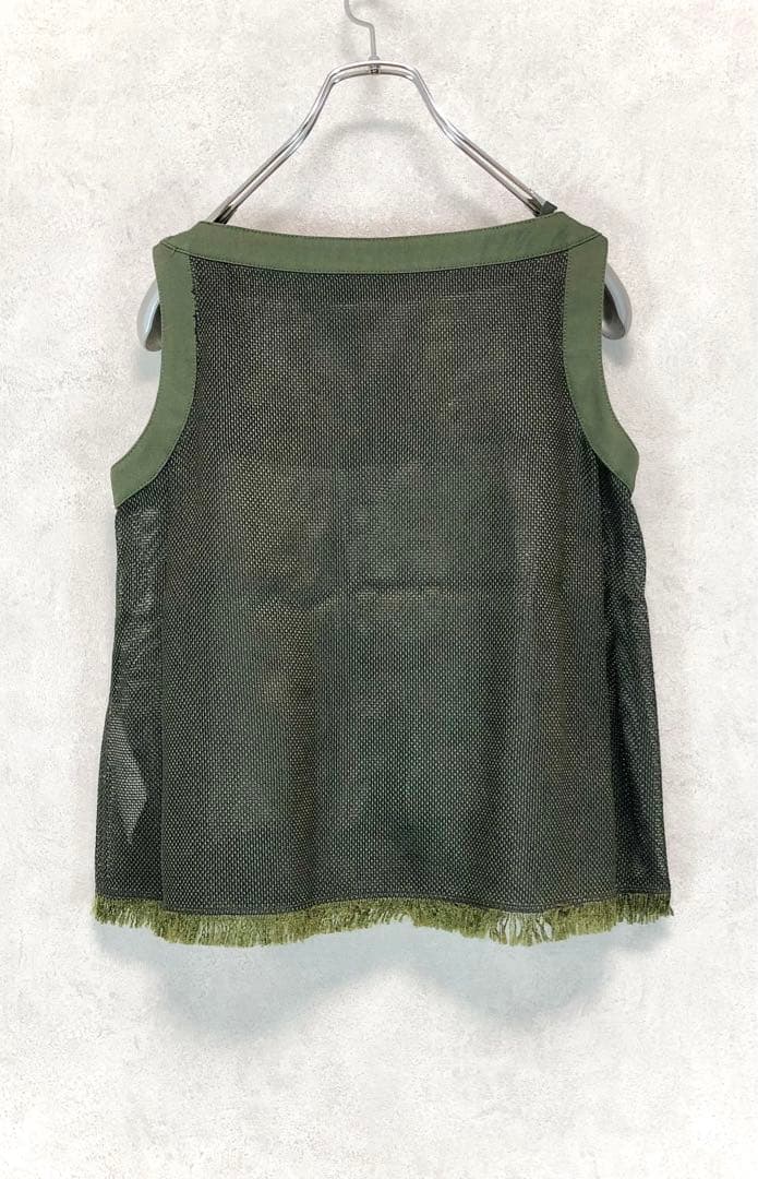 SACAI サカイ 2016SS Resort メッシュノースリーブトップス