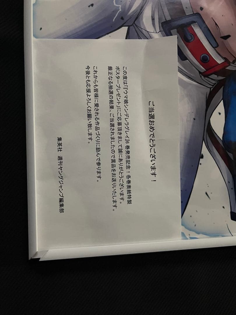 ウマ娘　シンデレラグレイ　5巻表紙特製ポスター