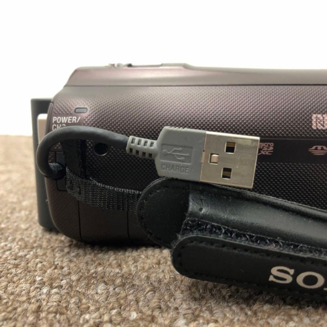 【ジャンク品】 ソニー ビデオカメラ HDR-CX480 液晶変色あり 動作OK