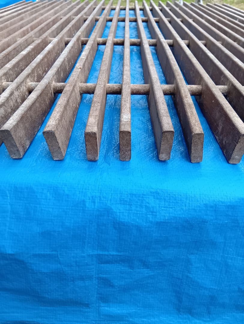 鳩舎 木製スノコ 2枚組 苗木 倉庫 盆栽 小屋 簀子 グレーチング 愛鳩の友