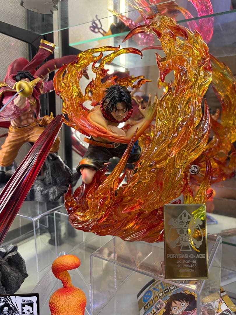 ワンピースフィギュア炎拳のエース　ガレージキット　jacksdo スタジオ正規品