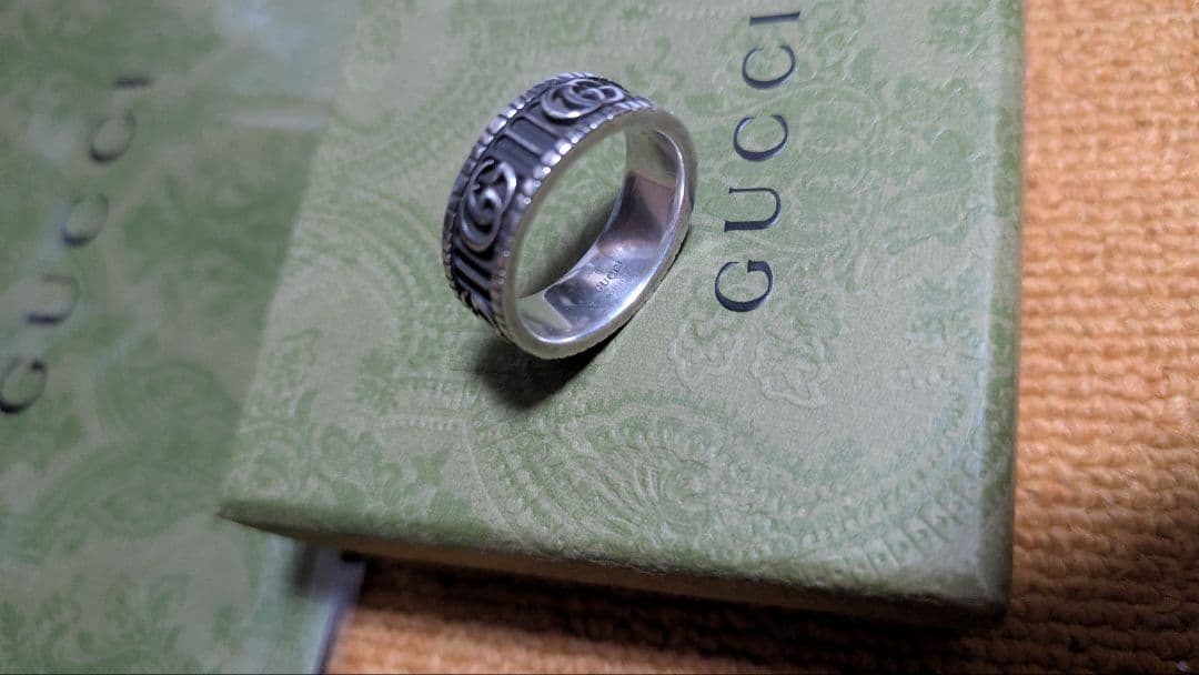 GUCCI シルバー マーモントリング 刻印24号