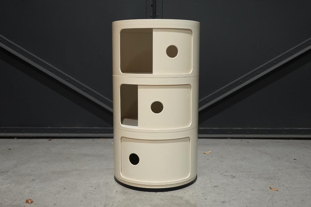 ◉Kartell◉　Componibili コンポニビリ　3段　キャビネット