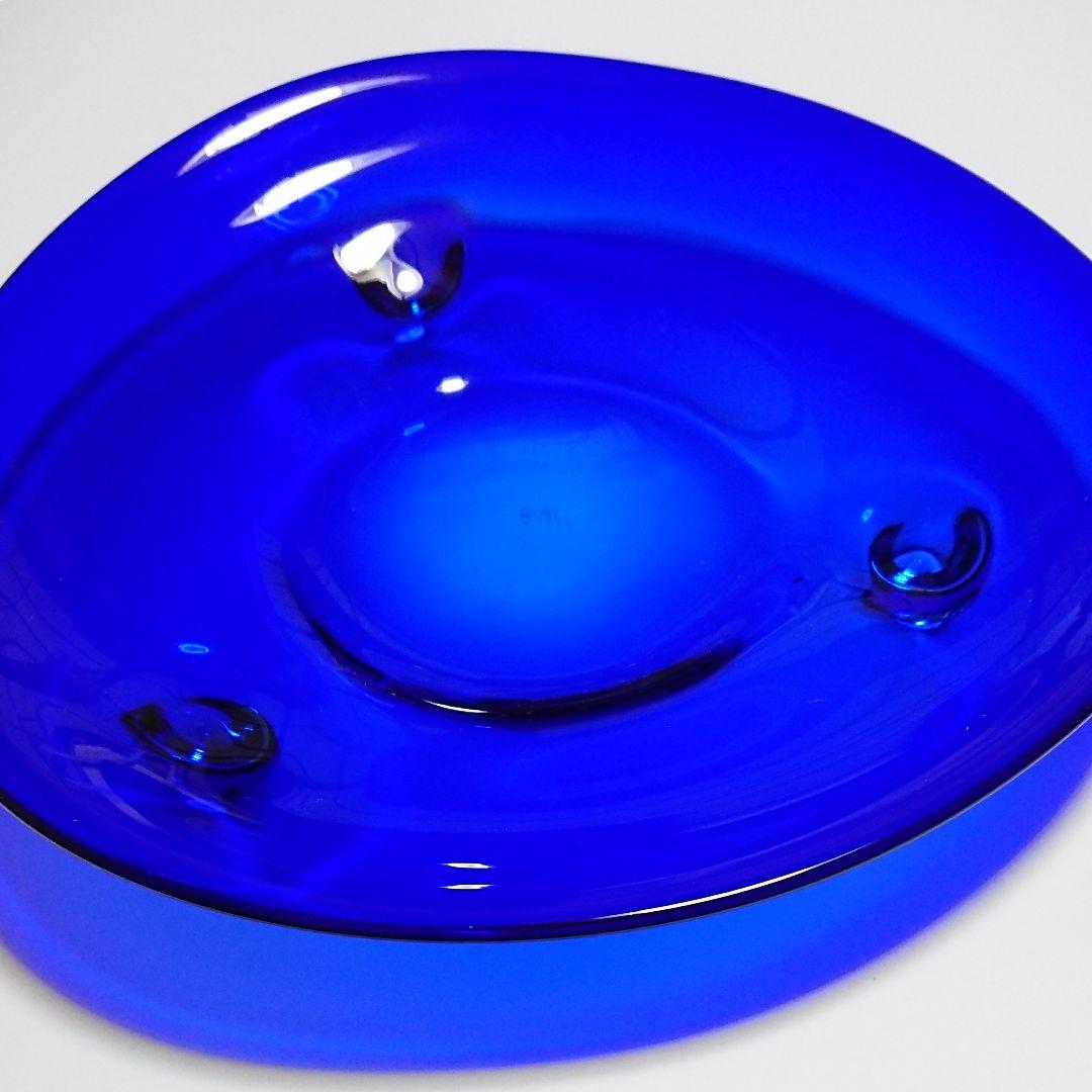 茶道具  義山 菓子器  ガラス 硝子 ギヤマン  直樹 作