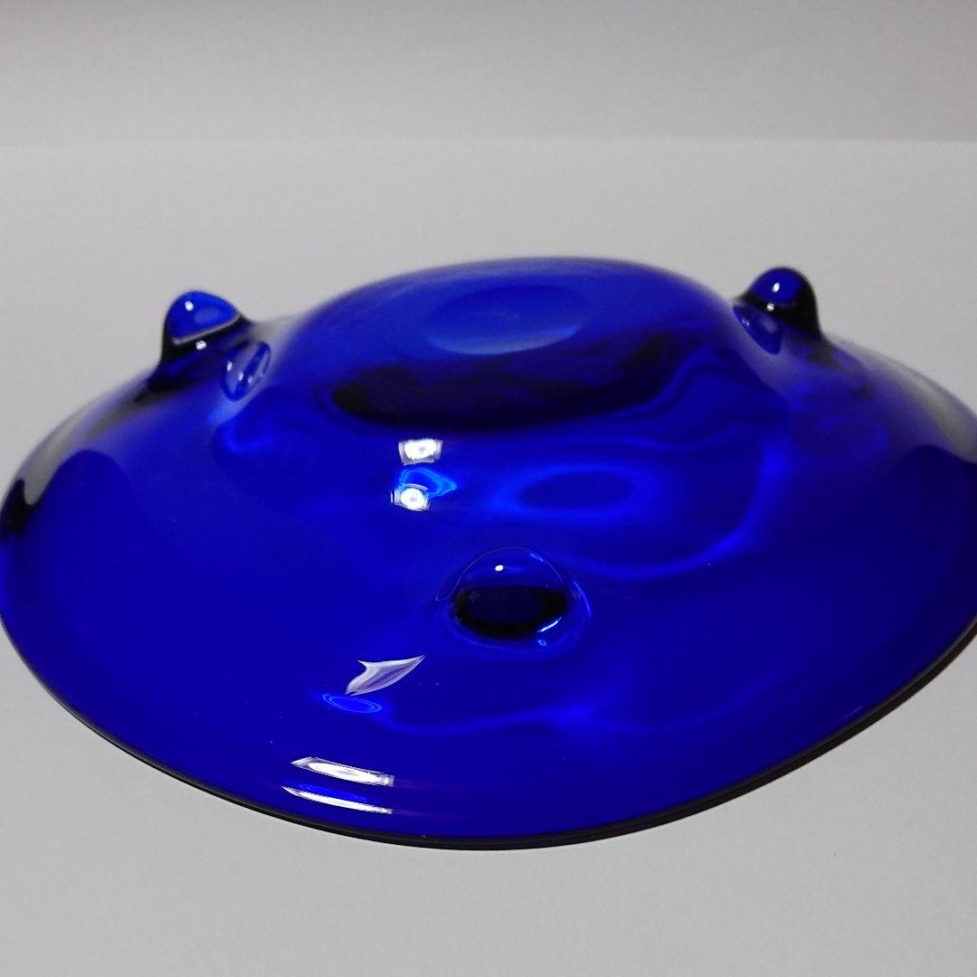 茶道具  義山 菓子器  ガラス 硝子 ギヤマン  直樹 作