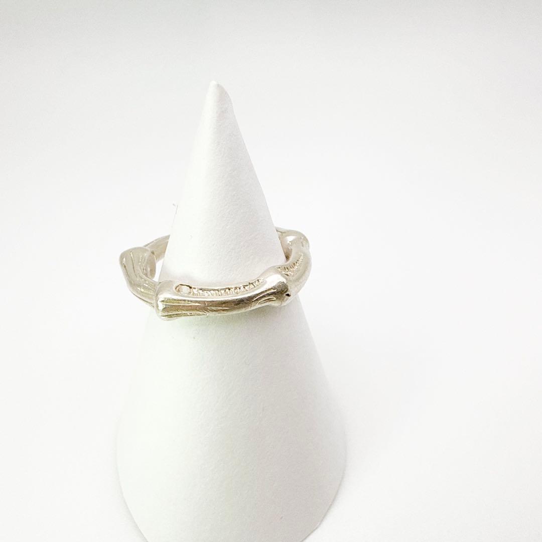 2982-2 保存袋付き美品✨Tiffany バンブー　リング　指輪　10号