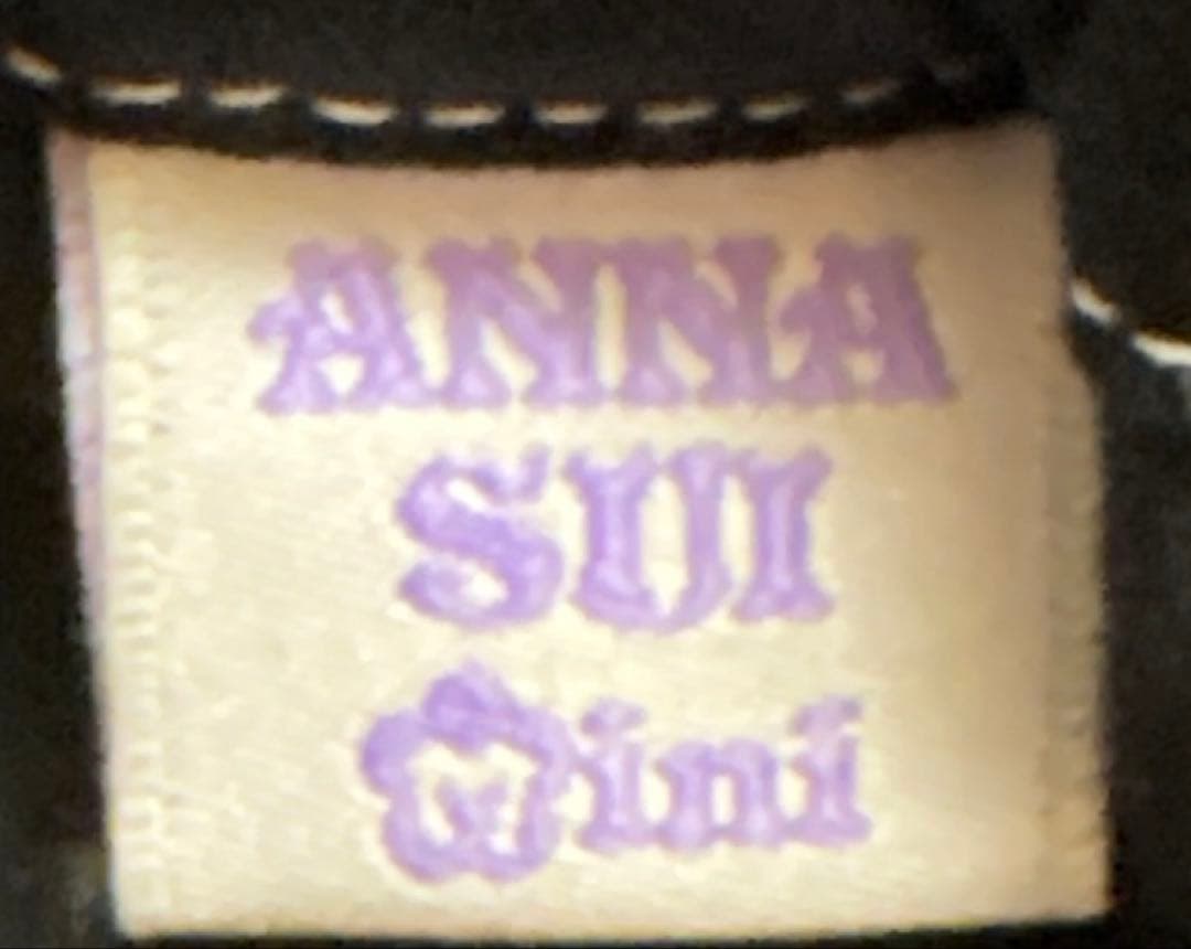 【タイムセール】ANNA SUI mini KUROMIポーチつきスカパン