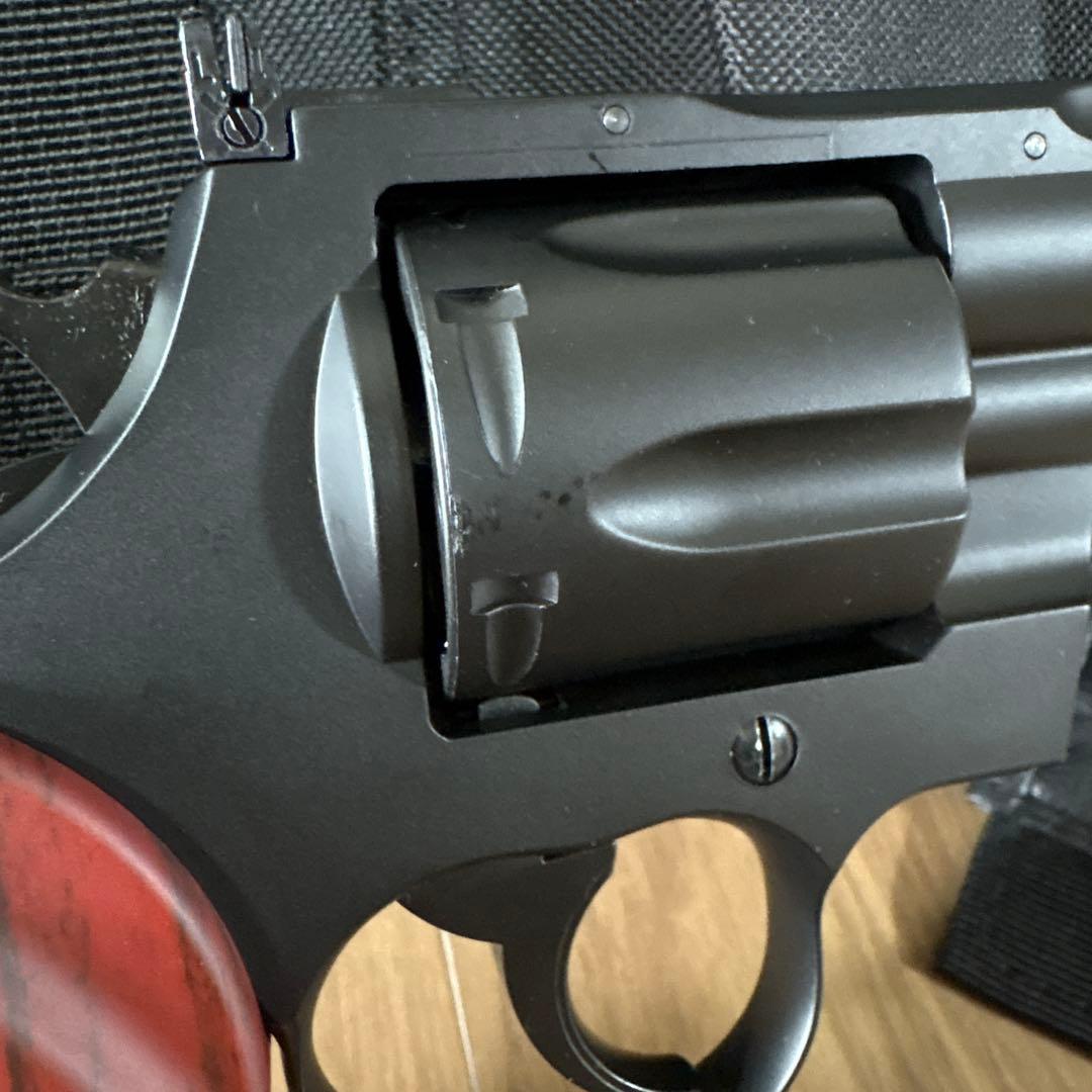 クラウンモデルホップアップガスリボルバーコルトパイソン357マグナム4インチ