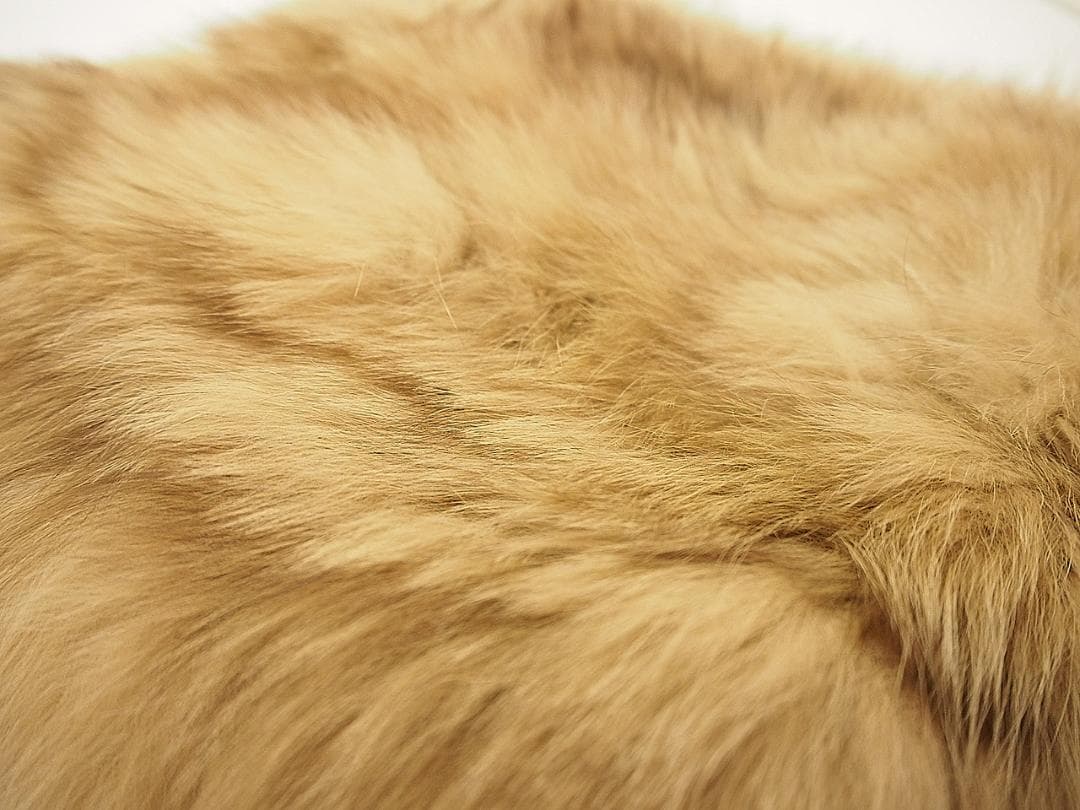 ヴィオラドーロ 定価3.7万 新品 フォックスファーリングバッグ ベージュ