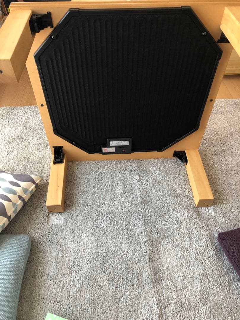 日本製　ナチュラル木製正方形こたつテーブル