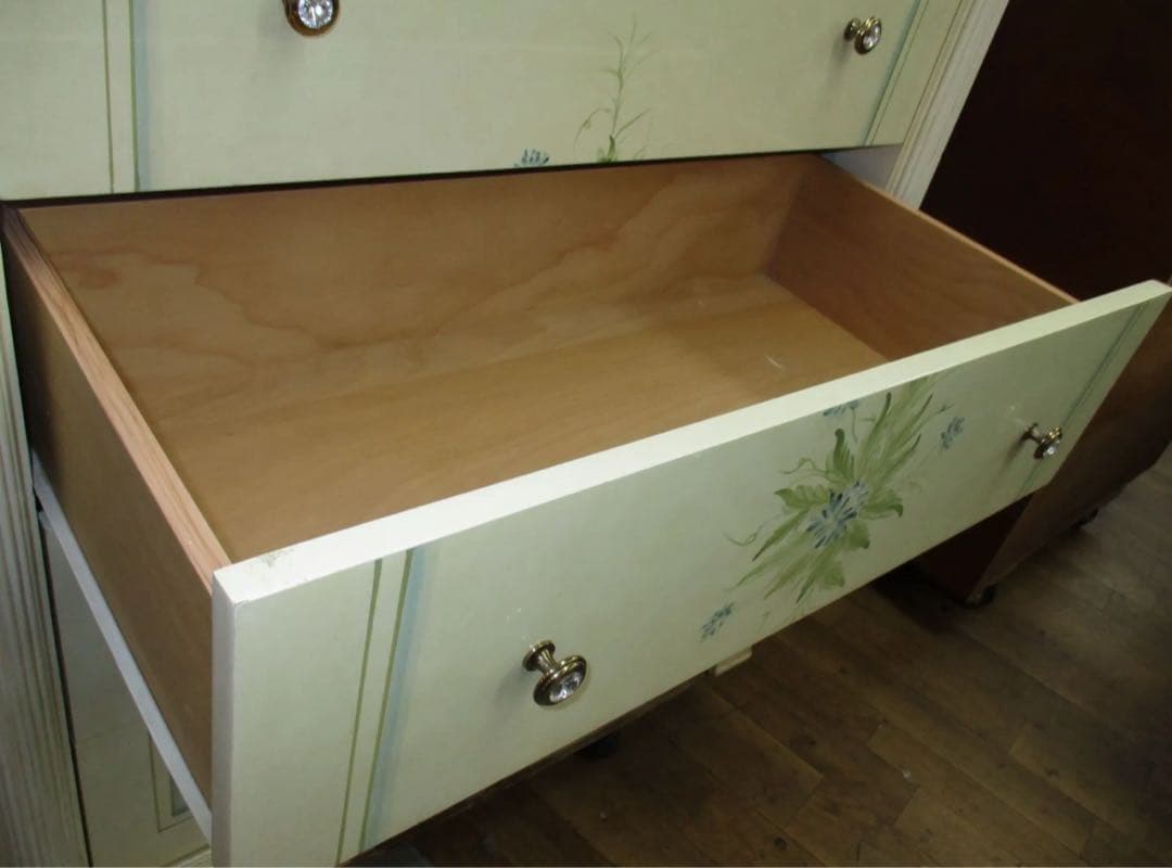 かっちゃん ⭐R055 ロココ調おしゃれ5段チェスト