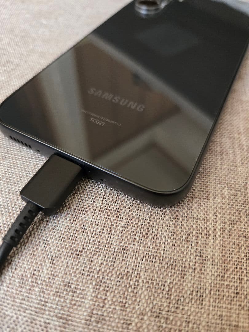 Samsung Galaxy A54 5G ブラック 本体ケーブル+画面シート付