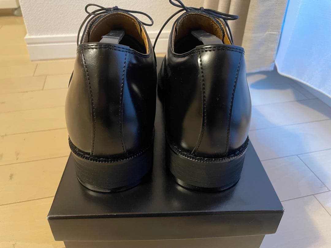 【箱あり/美品】北島製靴 メンズ革靴 ヒールアップ 6cm