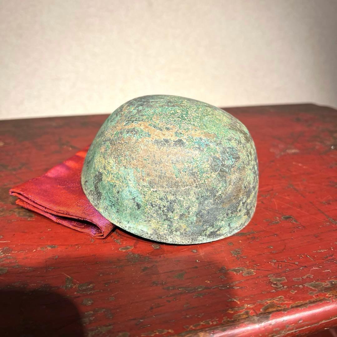 南蛮砂張鉢　13〜15世紀　青銅600年以上前　アンコール王朝　スコータイ朝