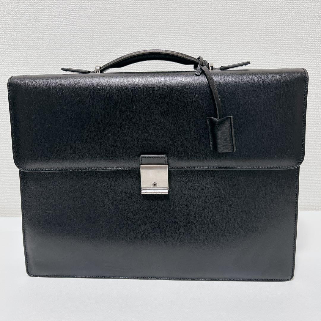 【美品】Ermenegildo Zegna レザー　ブリーフケース　ダレスバッグ