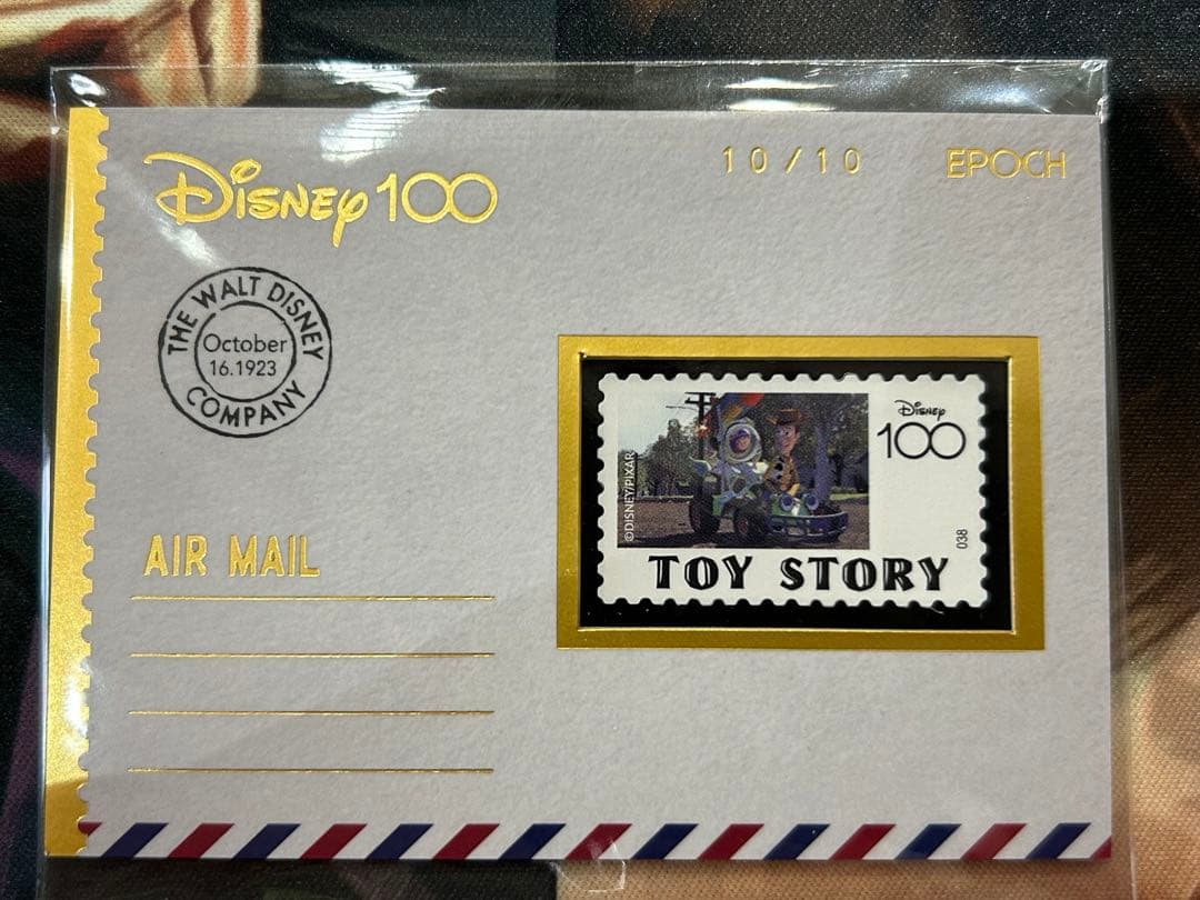 世界10枚限定　EPOCH 2023 ディズニー100　トイストーリーNo.10