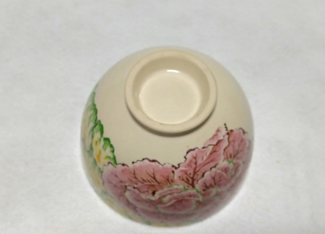 茶道具 紅毛写 葉牡丹 茶碗 永楽善五郎 即全 共箱