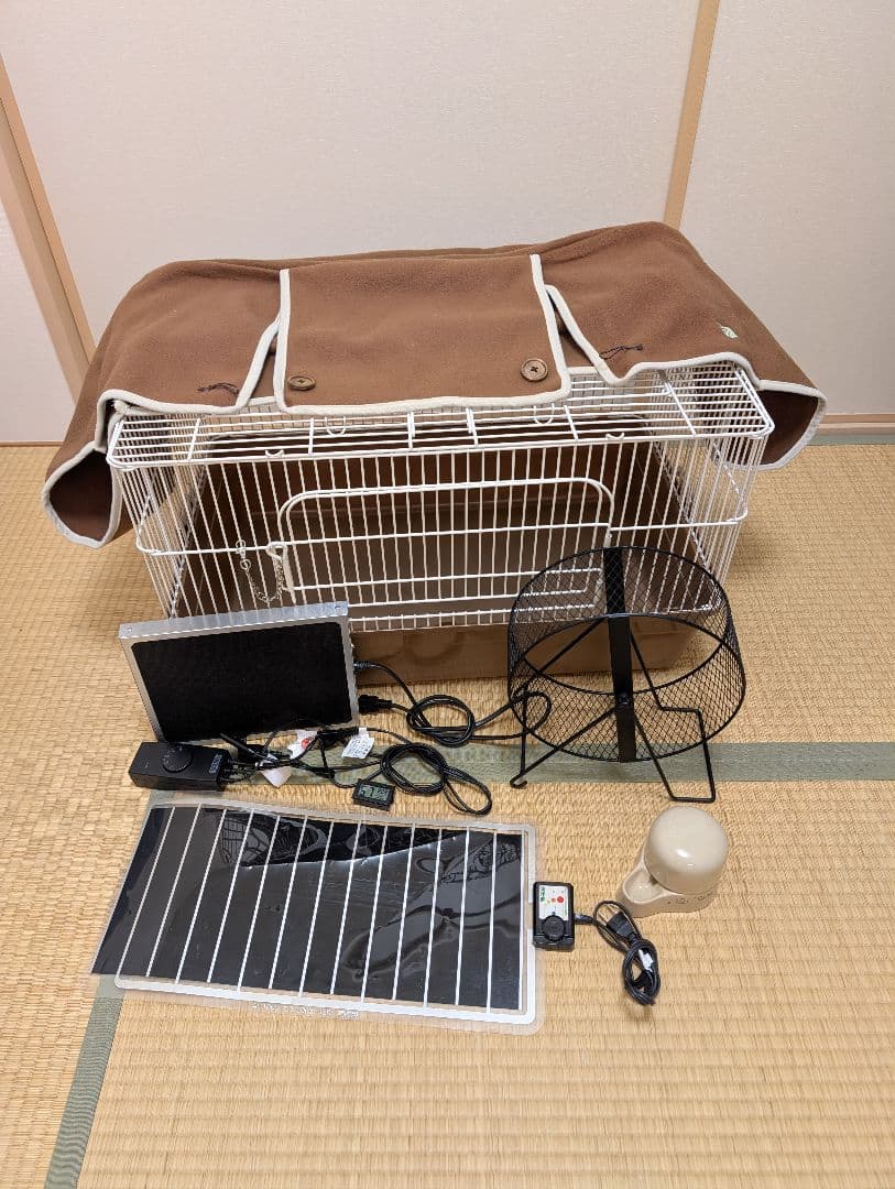 ハリネズミ用ゲージ・ヒーターセット