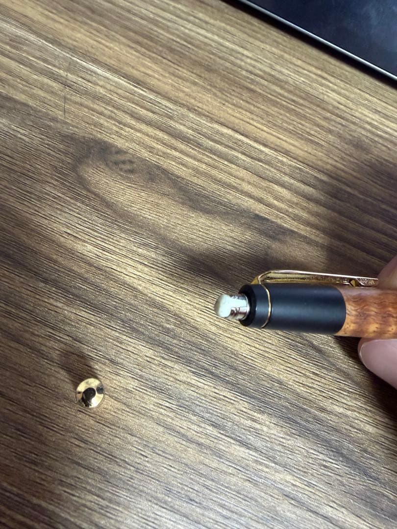 シャープペンシル 野原工芸 花梨虎杢