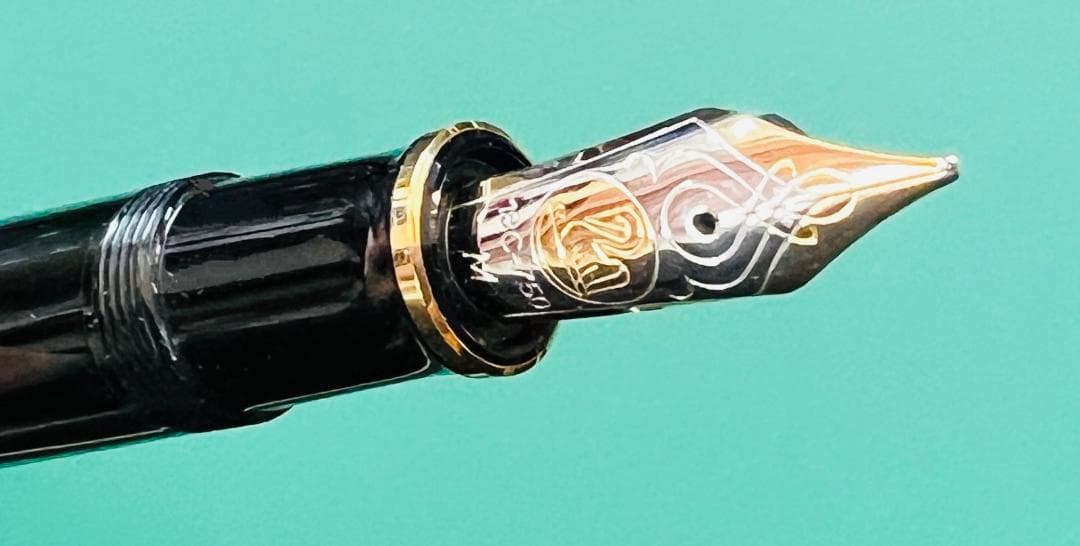 ペリカン 万年筆 M800 18K M専用ケース付き 美品