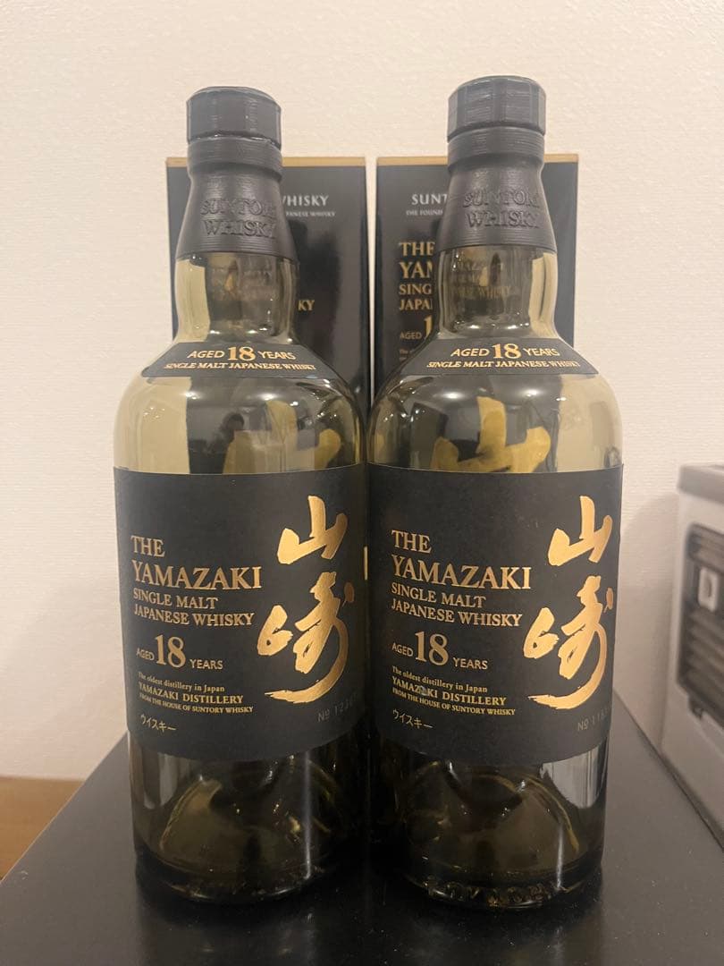 A*n様 山崎 18年 空瓶箱付き　2本