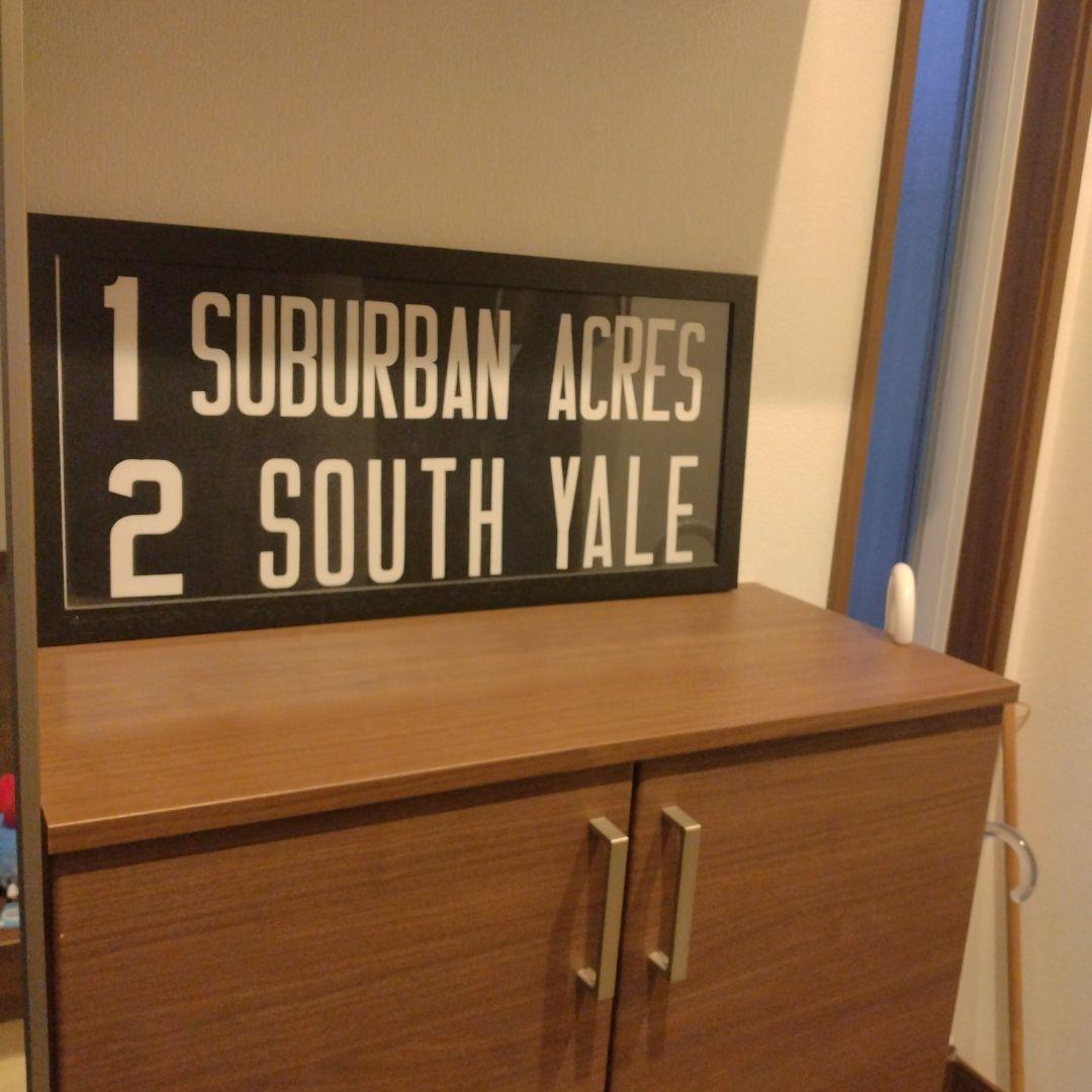 【希少】バス・地下鉄ヴィンテージサインロール（本物）【1点】