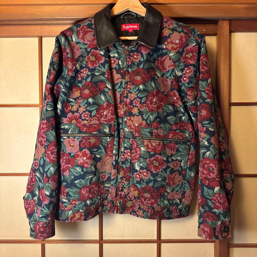 supreme Leather Collar Work Jacket Sサイズ