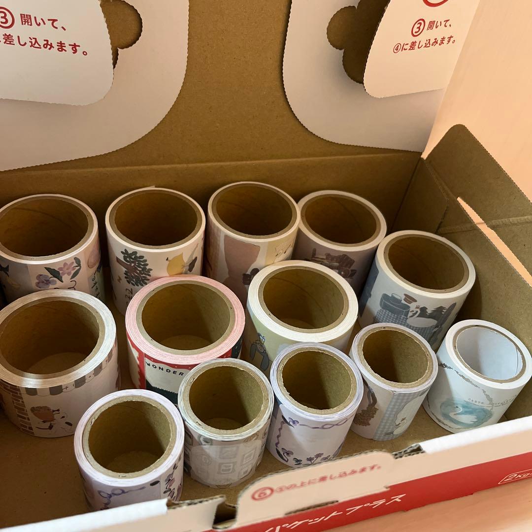 手紙社　ロール付箋　トビマツショウイチロウ　キンイロヒトデ　オビワン　など