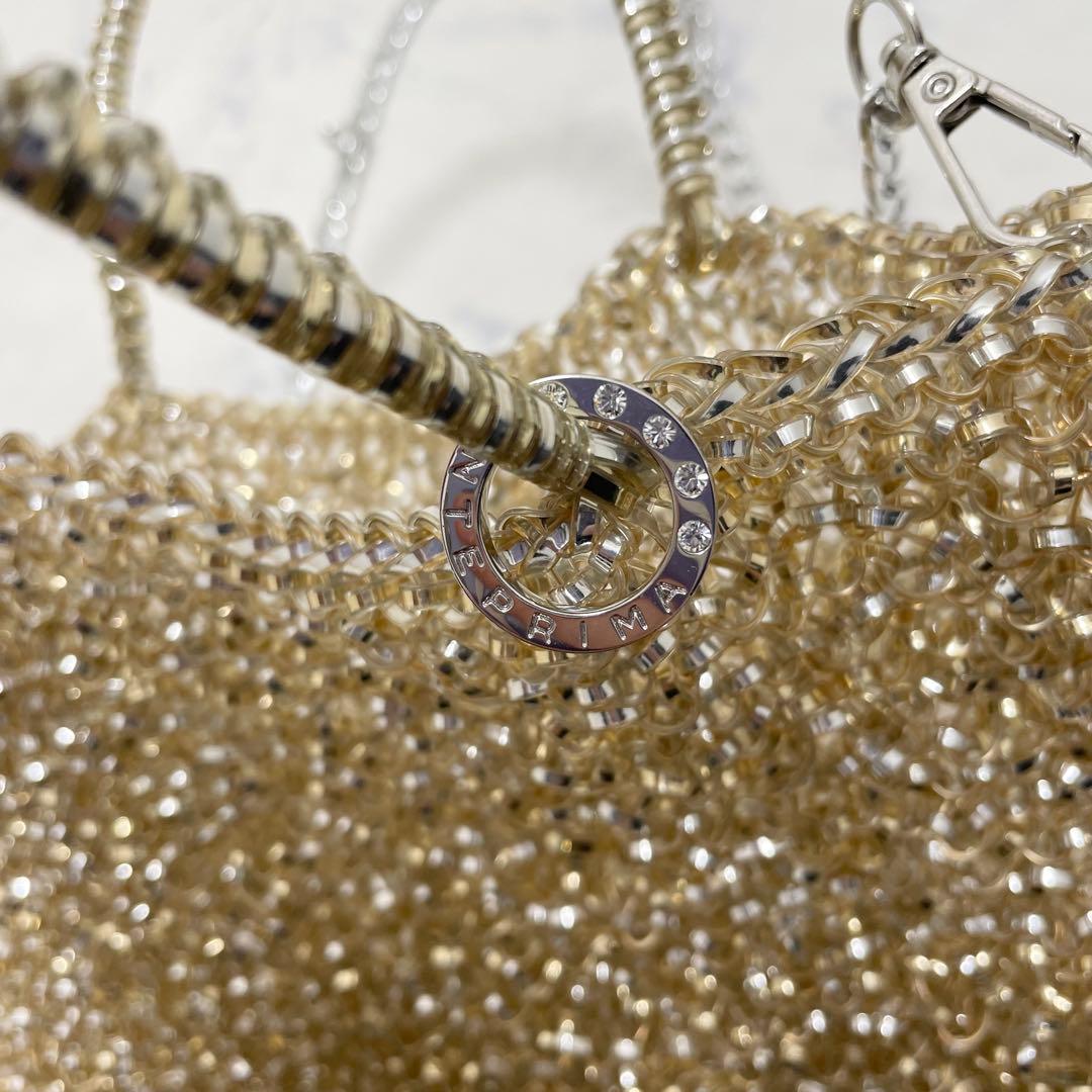 アンテプリマ　スタンダード　スクエア　ミディアム　シルバーゴールド