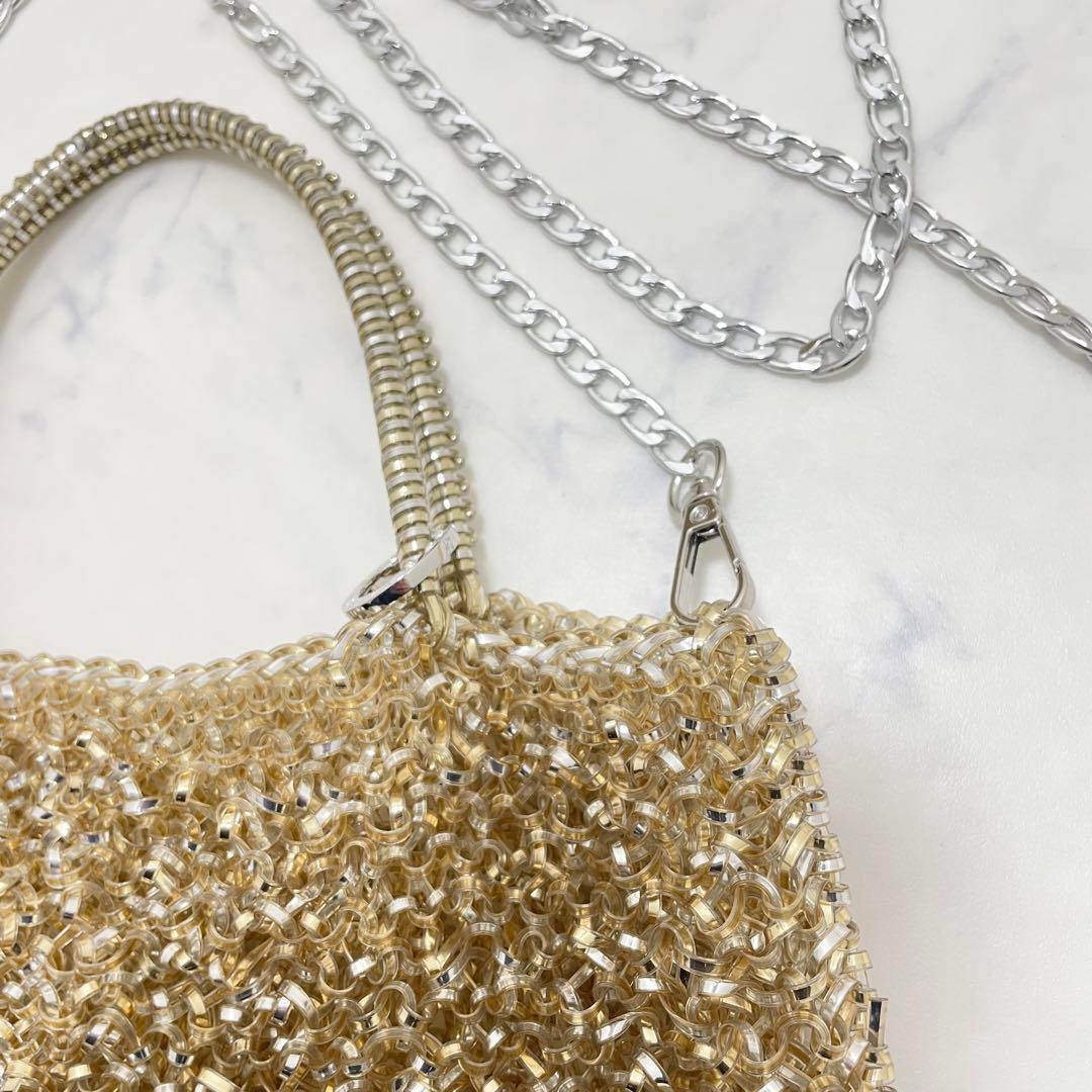 アンテプリマ　スタンダード　スクエア　ミディアム　シルバーゴールド