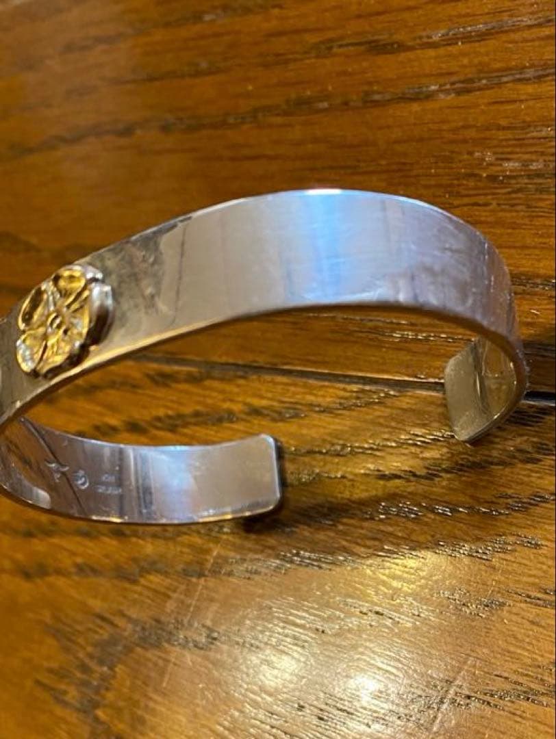 TADY&KING Ｌサイズ　平打ちバングルGPローズ