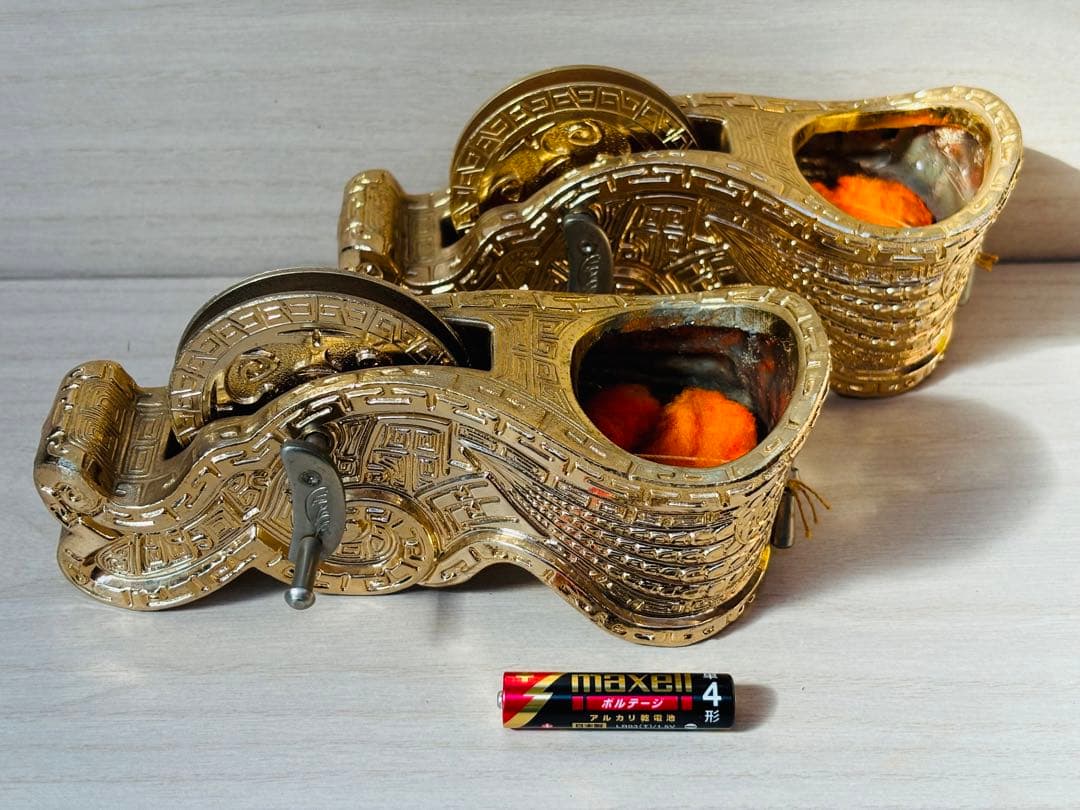 墨壺　装飾墨壺　ミニチュア　西洋墨壺　墨壷　墨坪　すみつぼ　大工道具　鉄製