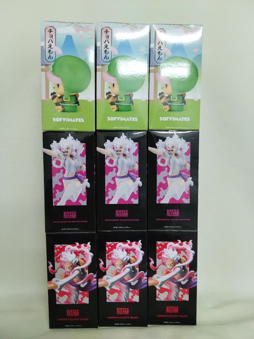 ワンピースフィギュア BATTLE RECORD他SOFVIMATES 9点