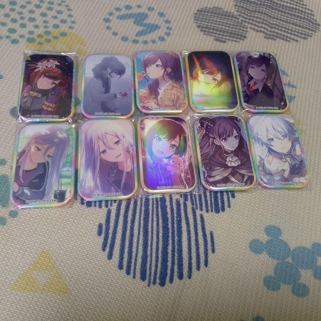 ニーゴ宵崎奏朝比奈まふゆ東雲絵名グリ缶バッチコネクトライブウエハエピカ称号