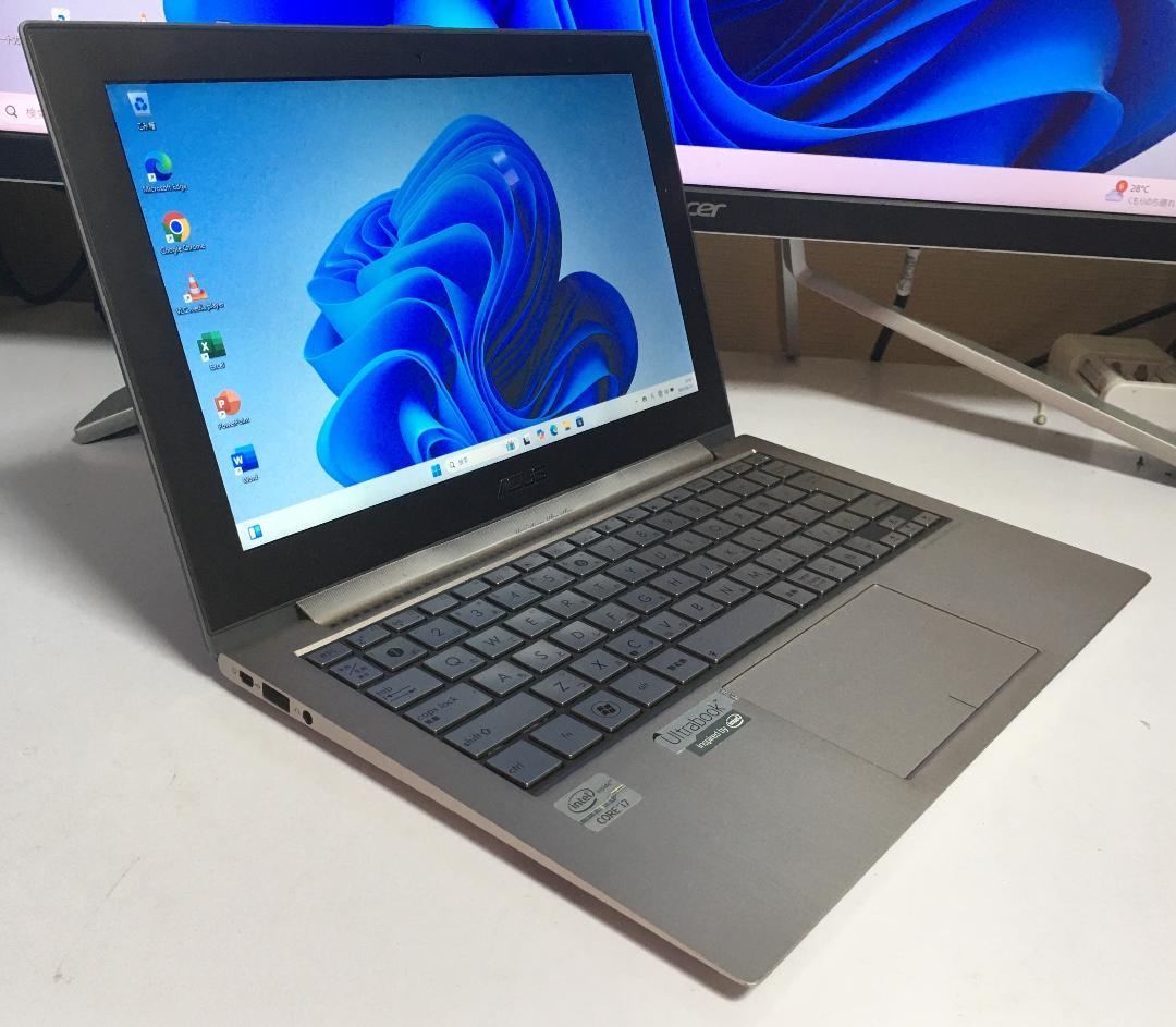 ZENBOOK UX21E Core i7 Windows11 Wi-Fi難あり