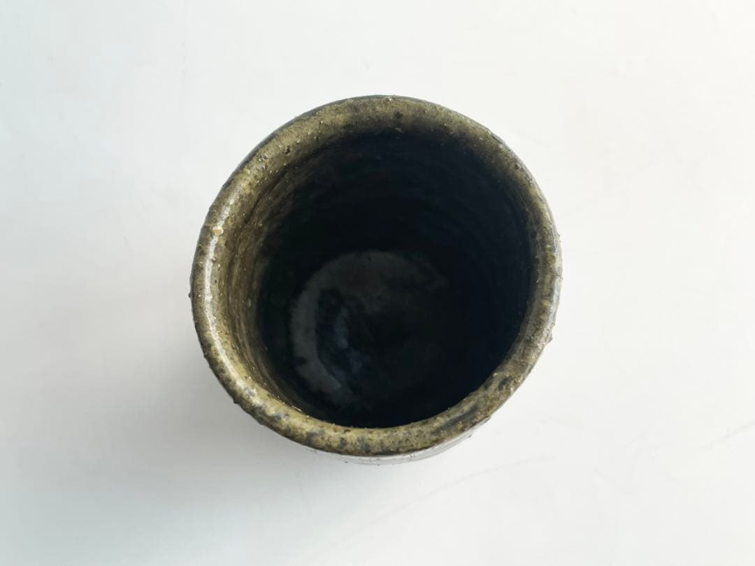 陶芸家　國吉清尚　ぐい呑　酒器　酒杯　筒杯　湯呑　識箱　沖縄　琉球