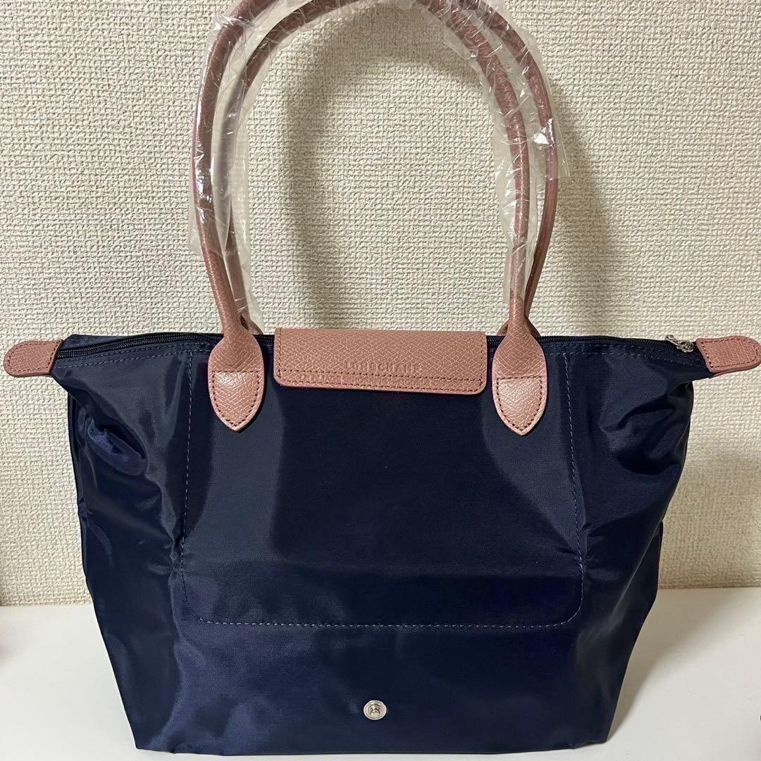 【新品】ロンシャン ル プリアージュ肩掛けMネイビー、ピンク