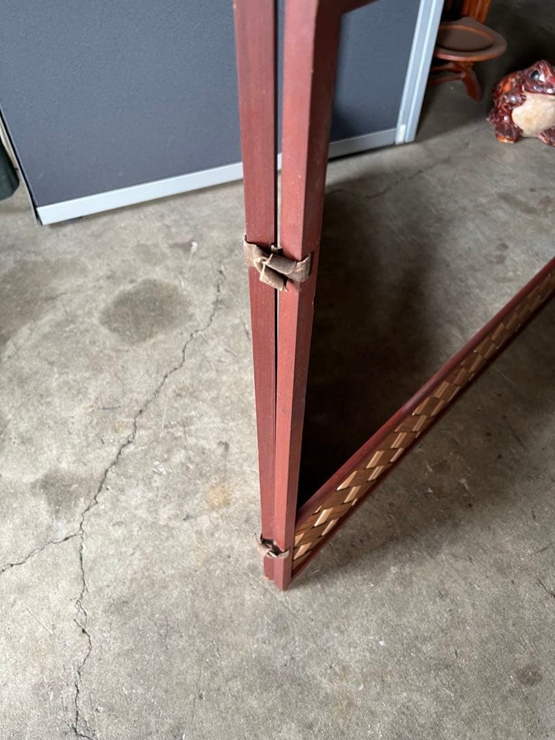 風炉先屏風　利休　茶道具 杉網代　衝立　裏千家　釜含めない