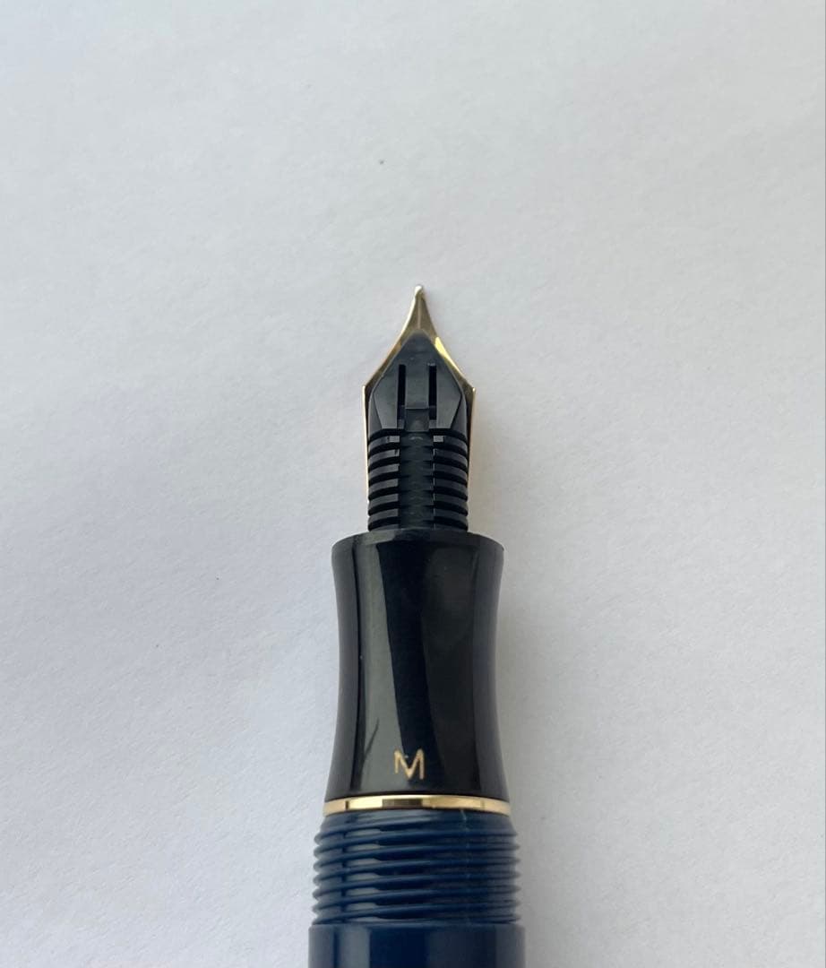 【希少】 シェーファー 万年筆 バランスII 14K M字 ネイビー