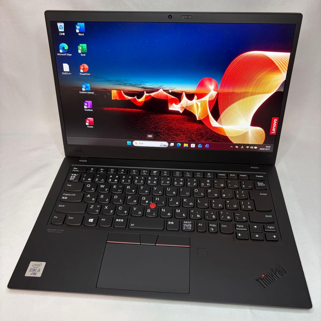 美品 X1 Carbon Gen8 10世代 i5 8GB 256GB オフィス