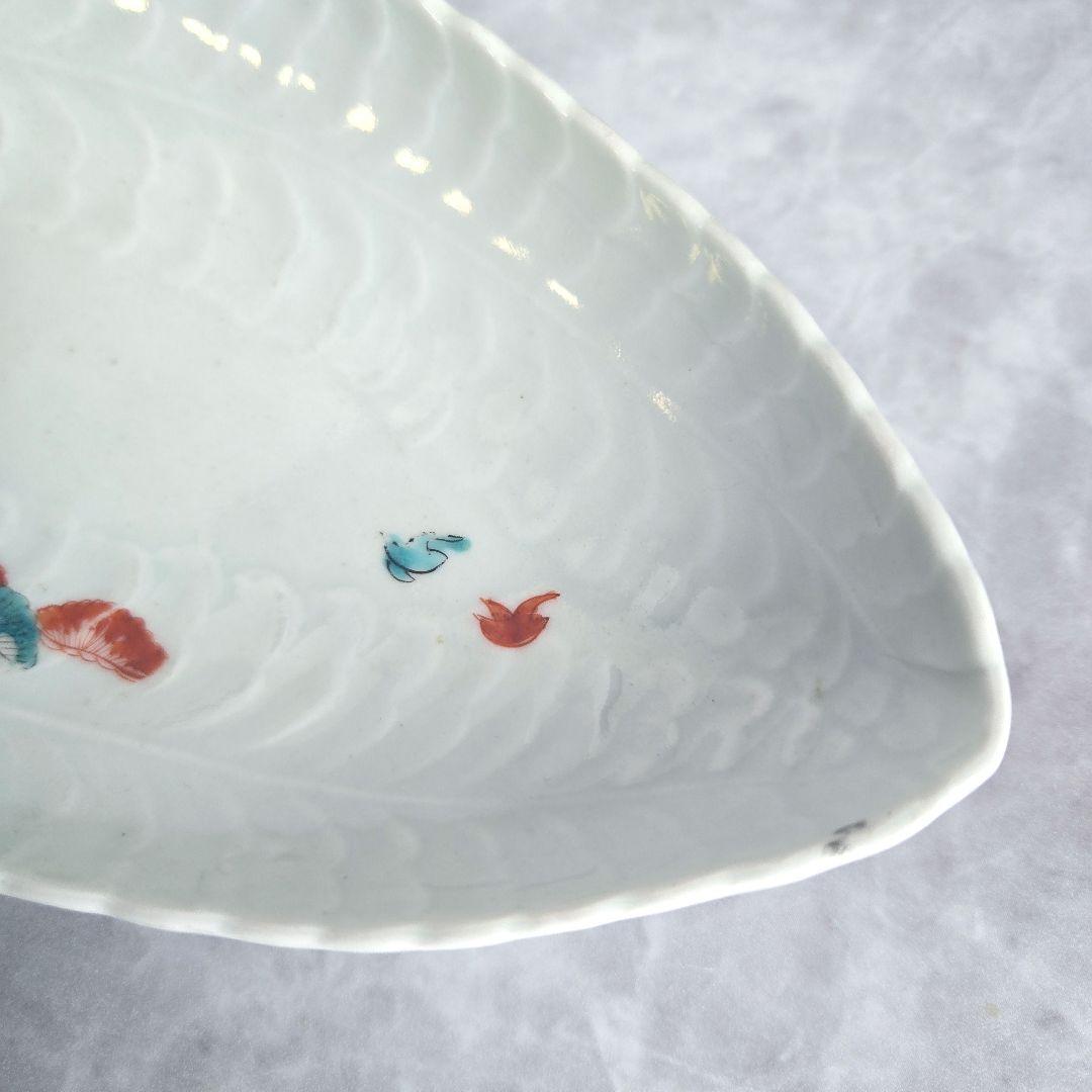 古伊万里　藤　色絵皿　江戸時代　染付　江戸　骨董　金直し　金継ぎ　アンティーク