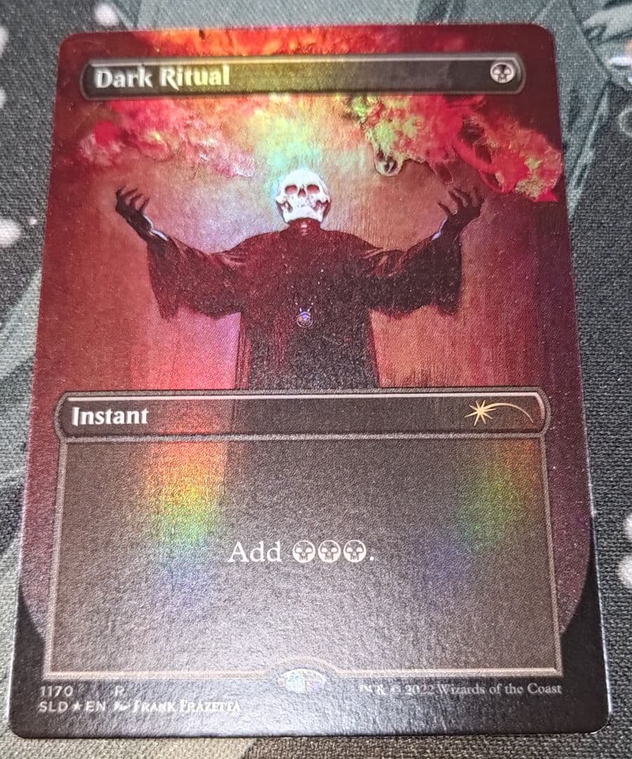 暗黒の儀式/Dark Ritual×4枚セット Foil ボーダーレス版