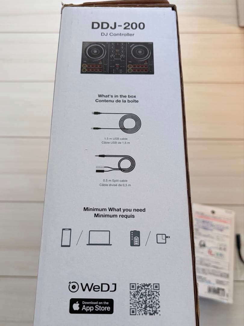 美品　Pioneer DJ DDJ-200 コントローラー　スプリットケーブル付