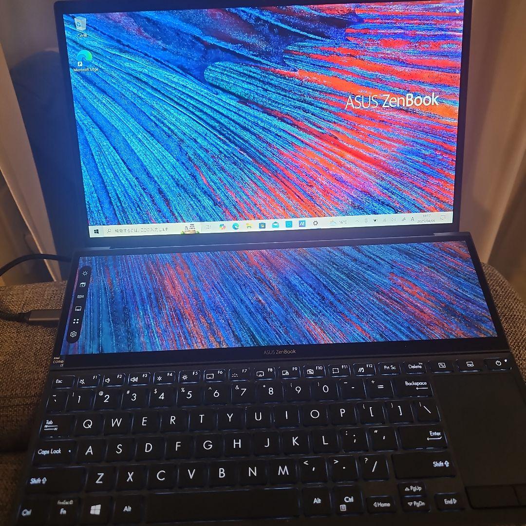 Windowsノート本体 ASUS ZenBook Duo 14 UX482EG i7 1TB 16GB